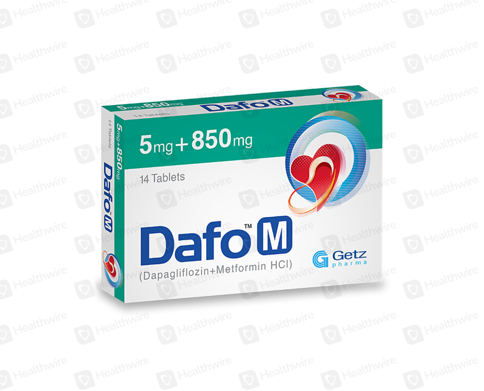 Dafo M (5MG+850MG) 14 Tablets