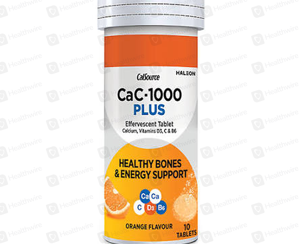 Cac-1000 (Orange Flavour) 10 Tablets