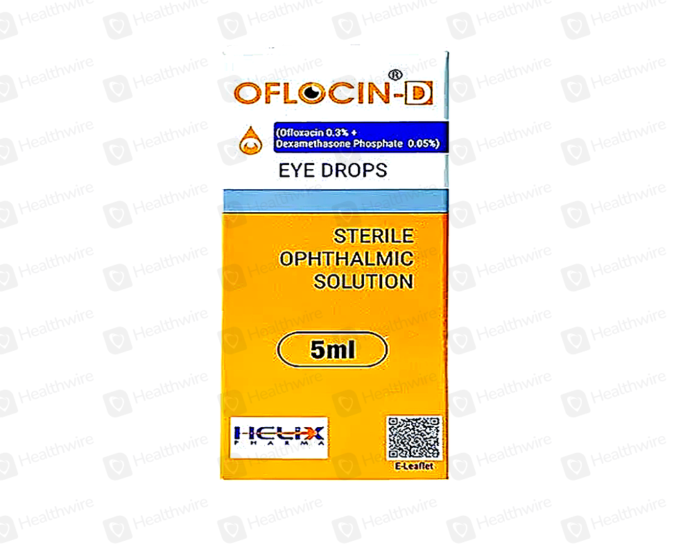 Oflocin-D (0.3/0.05%) 5Ml Eye Drops