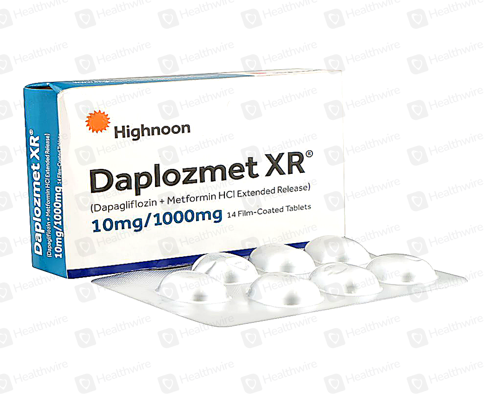 Daplozmet Xr (10/1000Mg) 14 Tablets