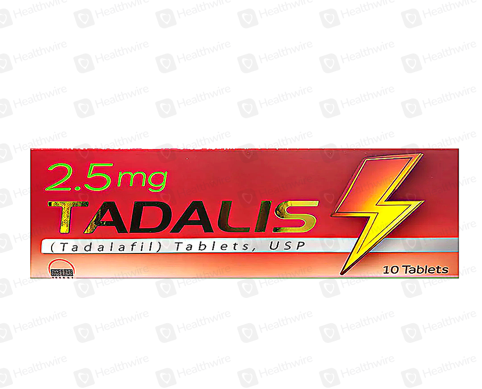 Tadalis (2.5Mg) 10 Tablets