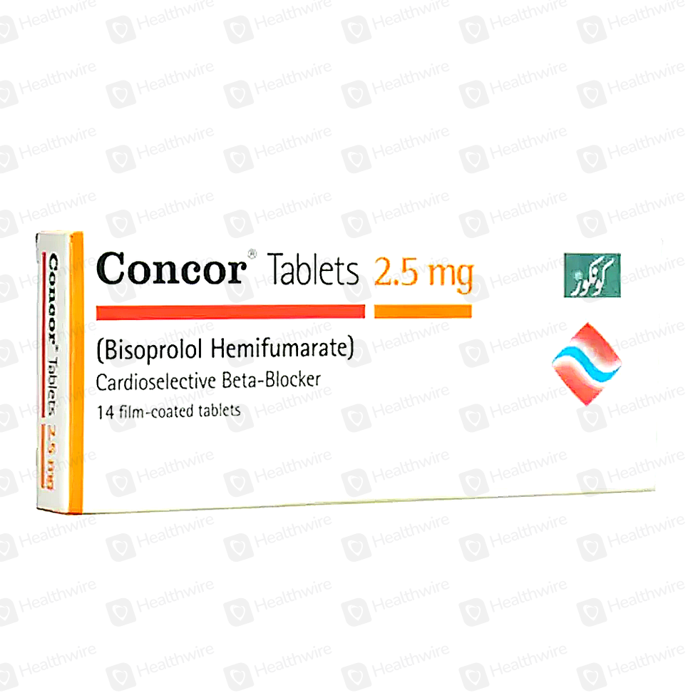 Concor (2.5Mg) 14 Tablets