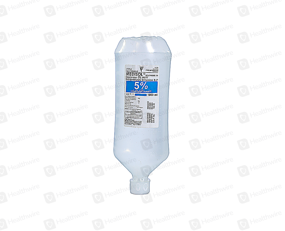 Medisol (5%) 1000Ml Dextrose Water