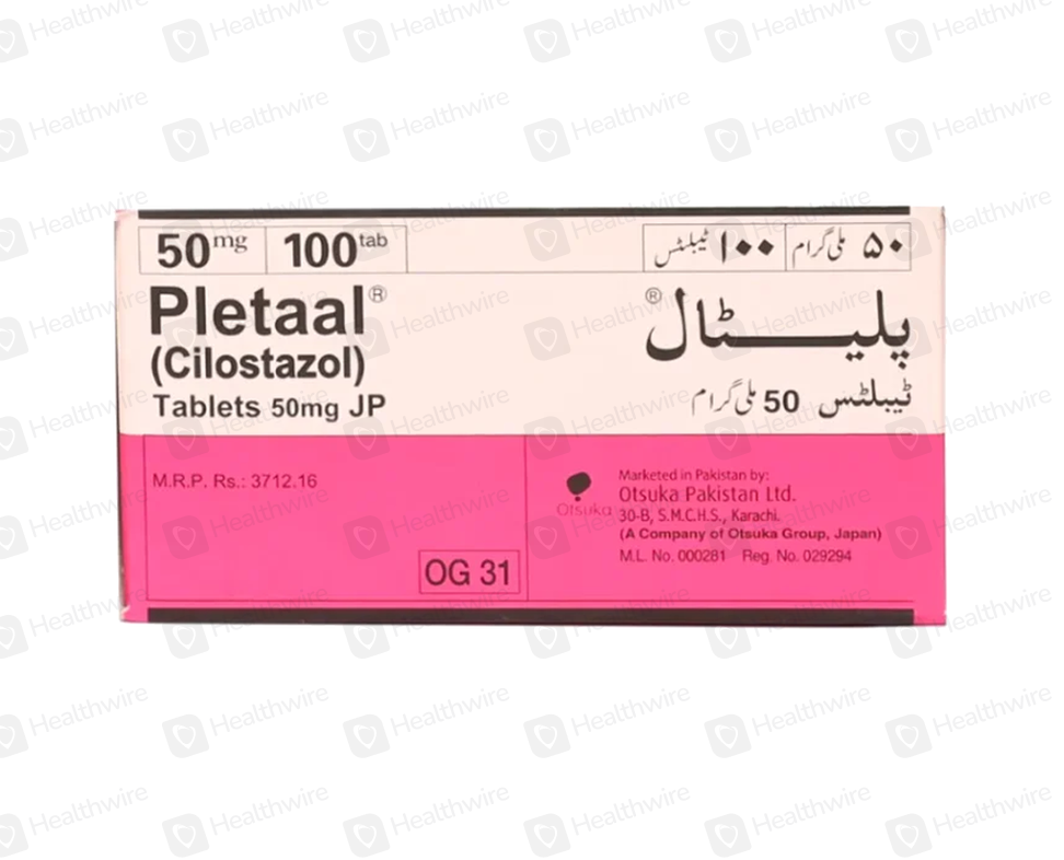 Pletaal (50Mg) 100 Tablets