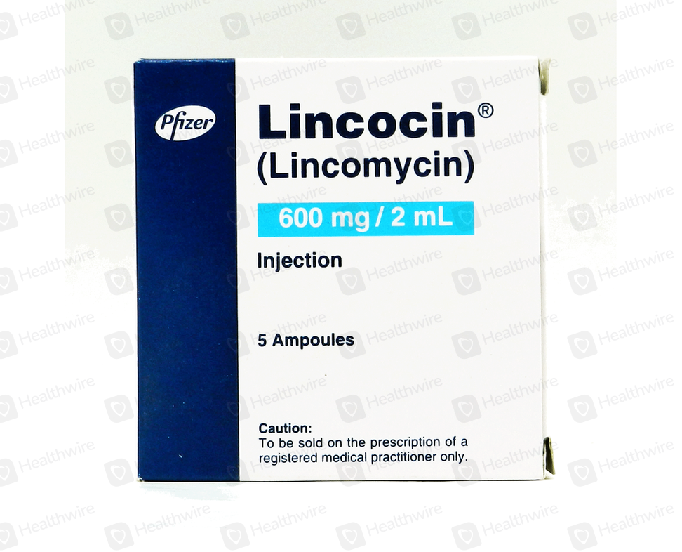 Lincomycin (600Mg/2Ml) 5 Ampoule Injections