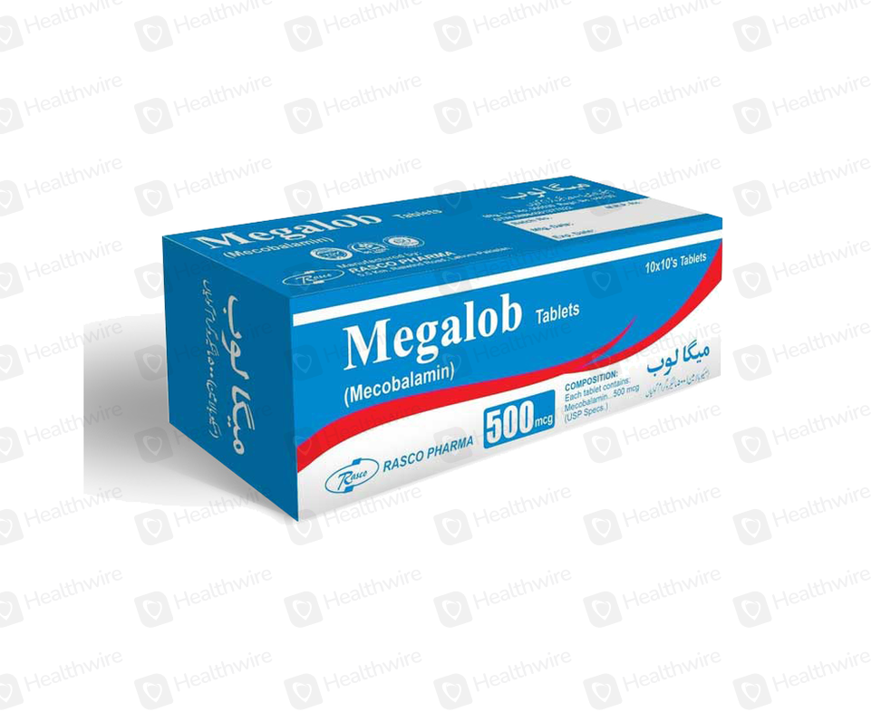 Megalob (500Mcg) 100 Tablet