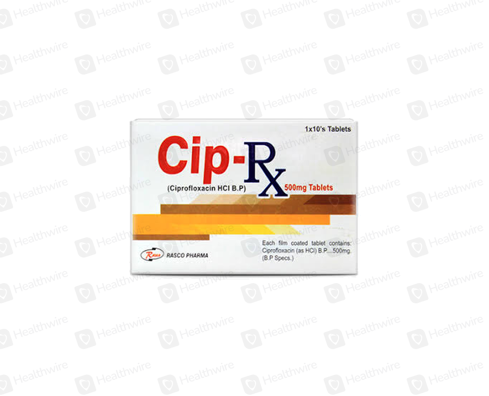 Cip-RX (500mg) 10 Tablets