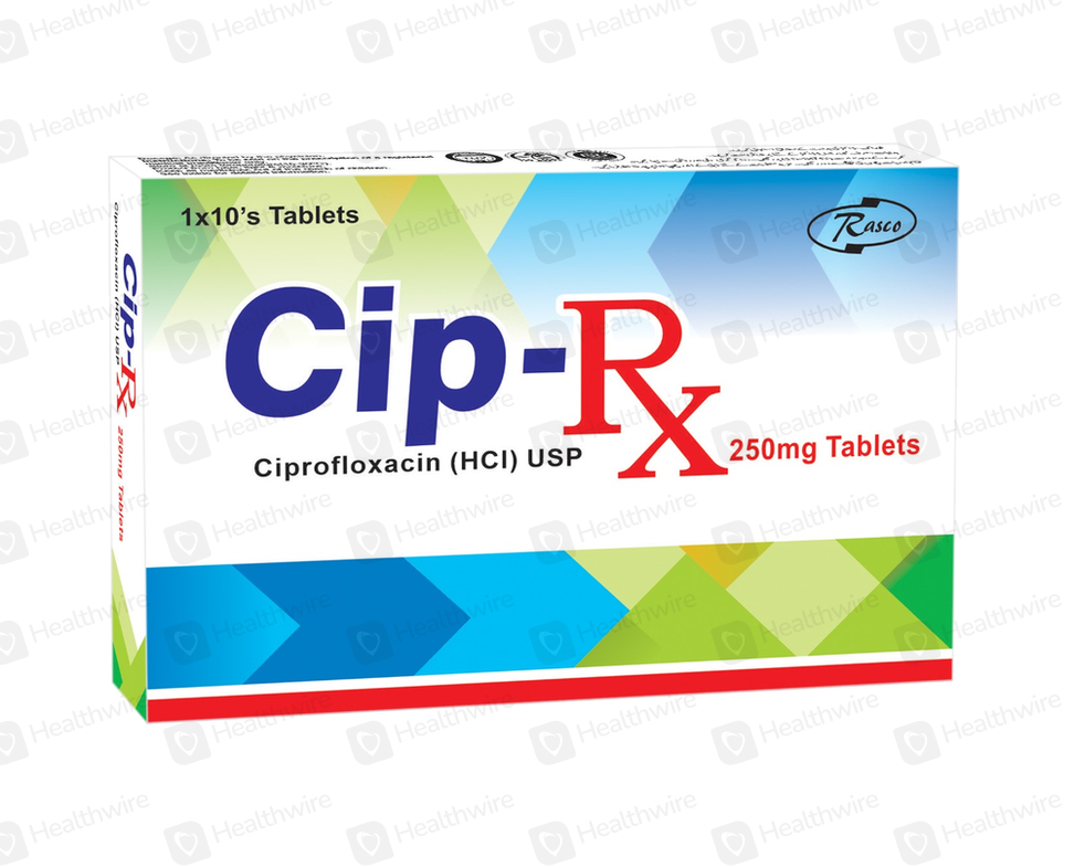 Cip-Rx (250Mg) 10 Tablets