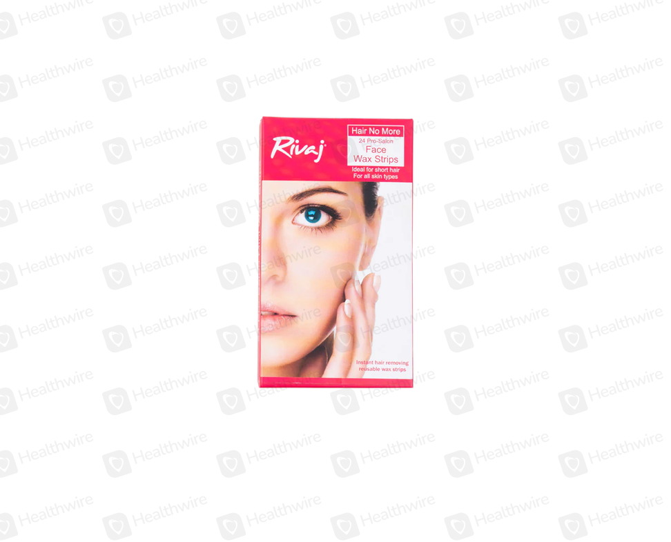 Rivaj Face Wax Strips Pink