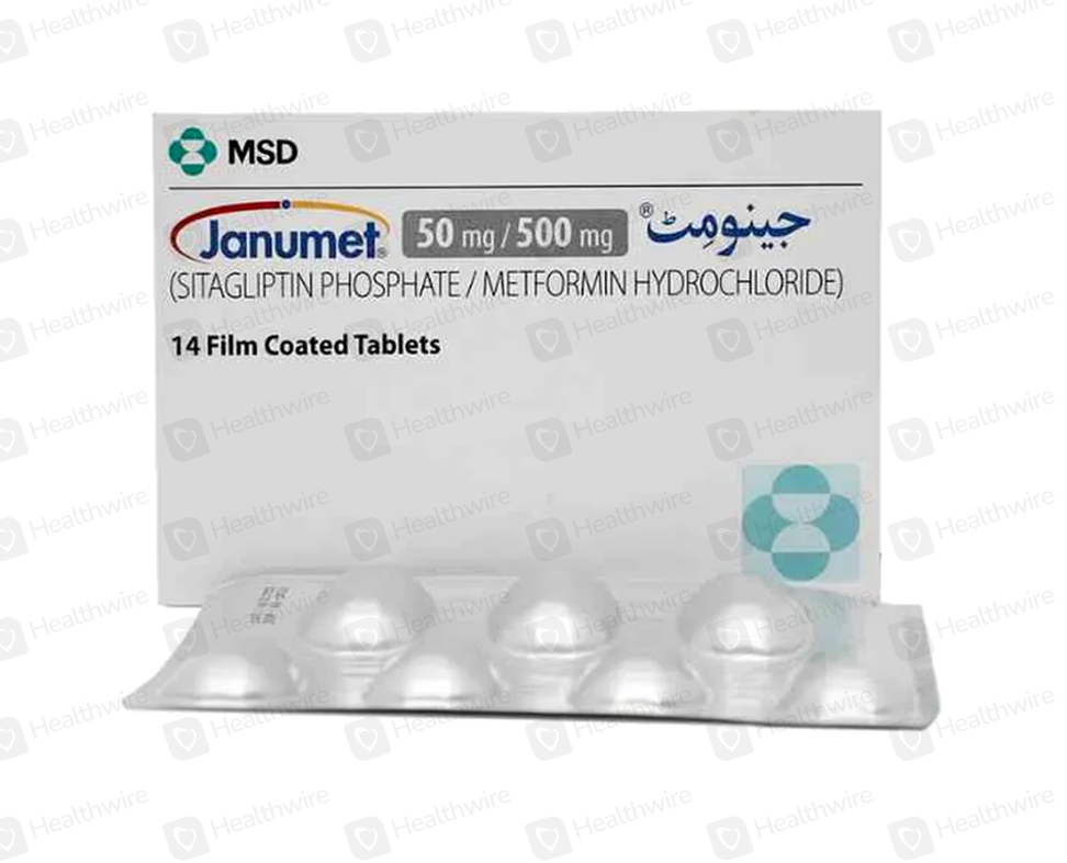 Jevomet 50mg + 500mg Tablet