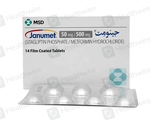 Jevomet 50mg + 500mg Tablet