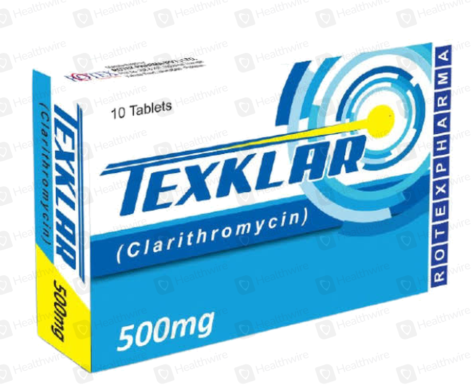 Texklar 500Mg 10 Tablets