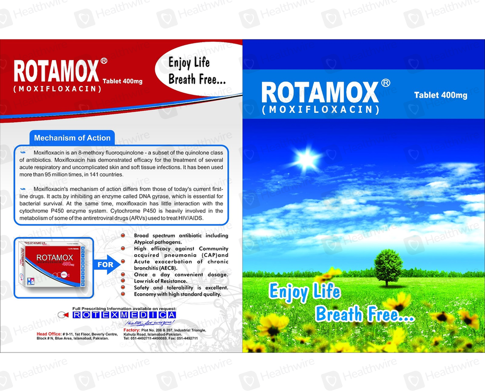 RotaMox 400mg Tablet