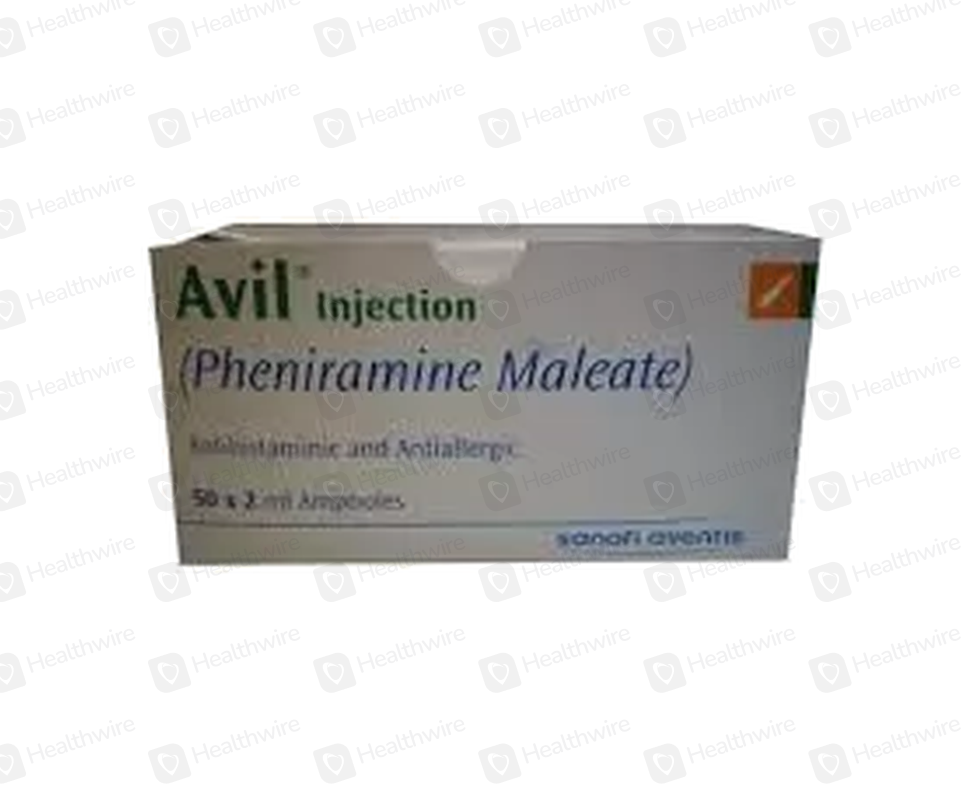 Avil (25Mg) 2Ml, 50 Ampoule Injections