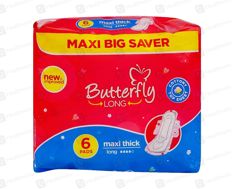 Butterfly Maxi Thick Long 6 Pads