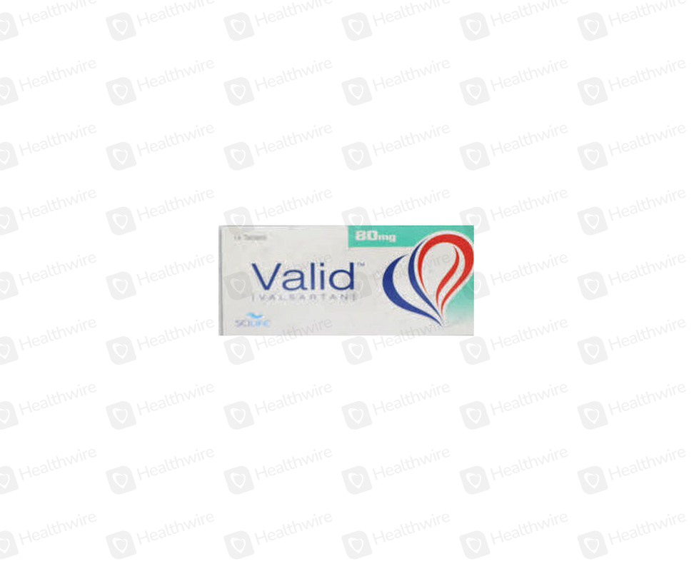 Valid (80Mg) 28 Tablets