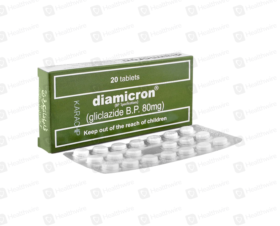 Diamicron (80Mg) 20 Tablets