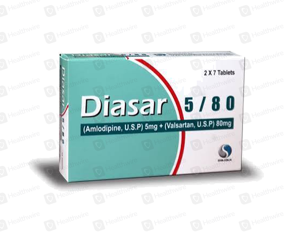 Diasar (5/80Mg 14 Tablets