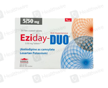 Eziday-Duo (5/50Mg) 20 Tablets