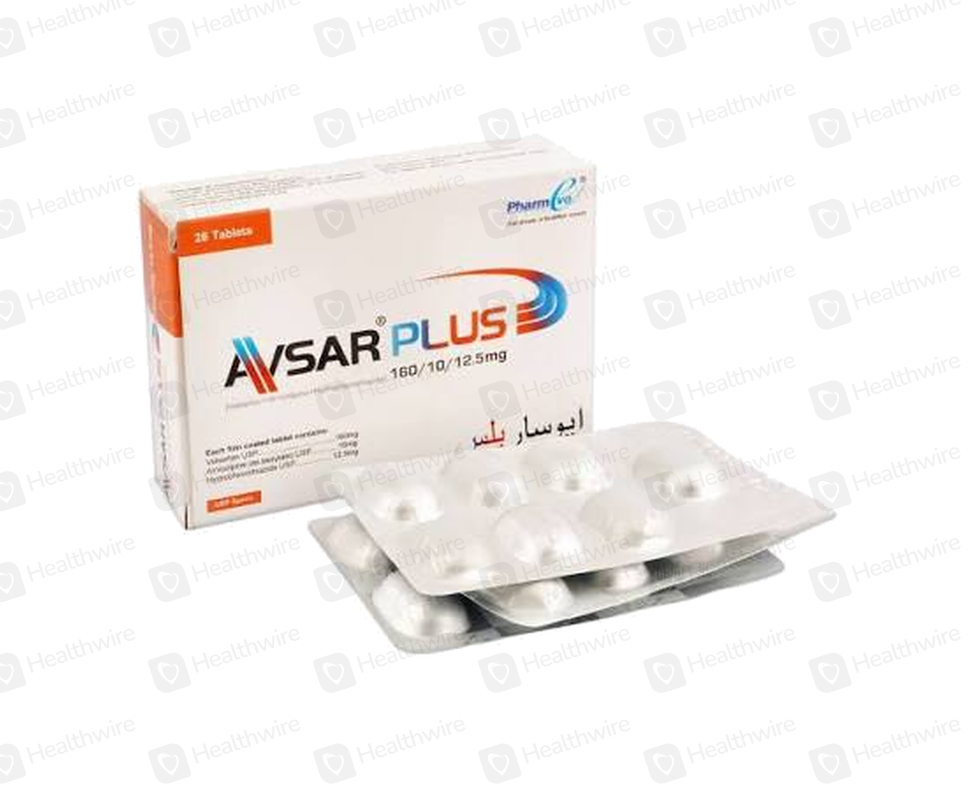 Avsar Plus (10/160/12.5Mg) 28 Tablets