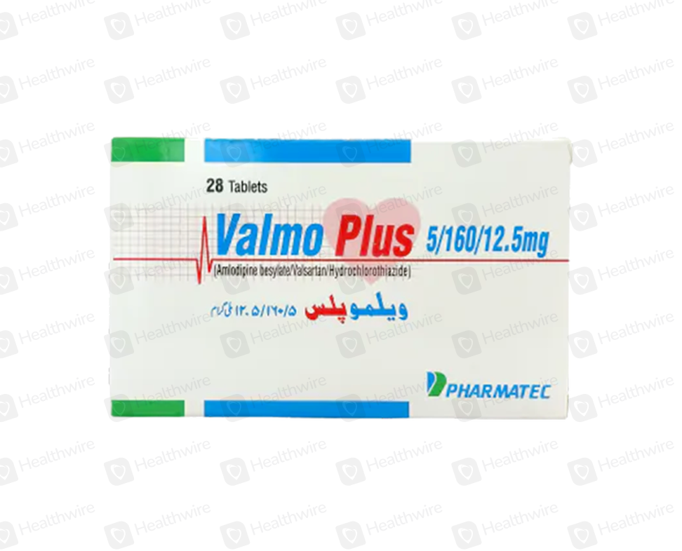 Valmo Plus (5/160/12.5Mg) 28 Tablets