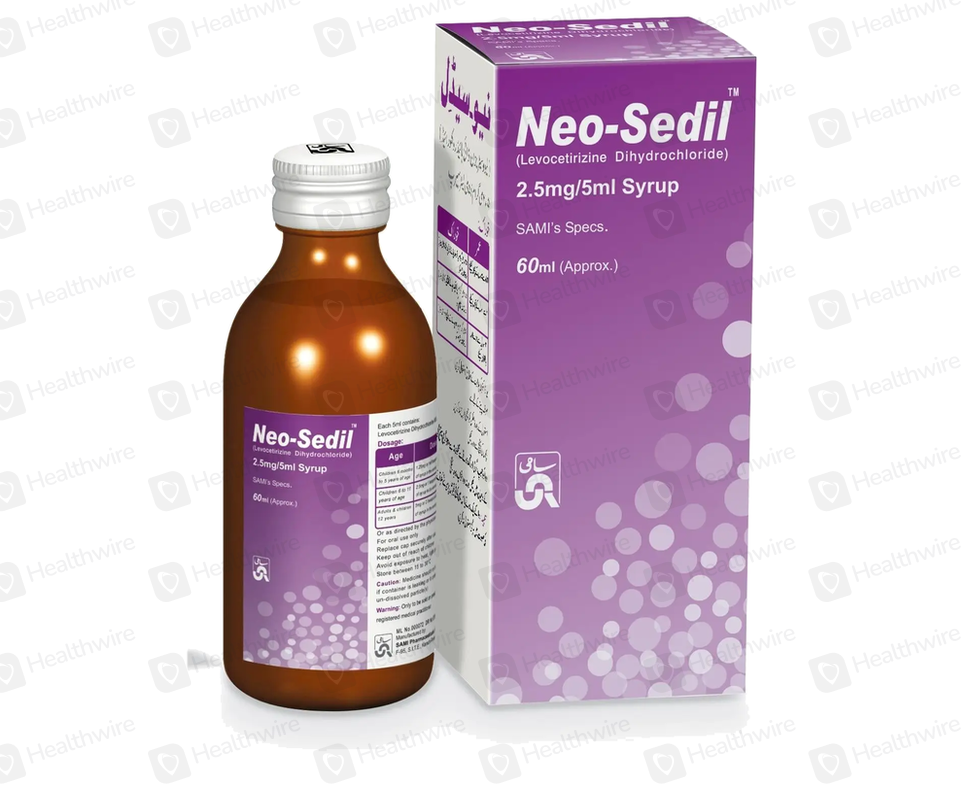 Neo-Sedil (2.5Mg/5Ml) 60Ml Syrup