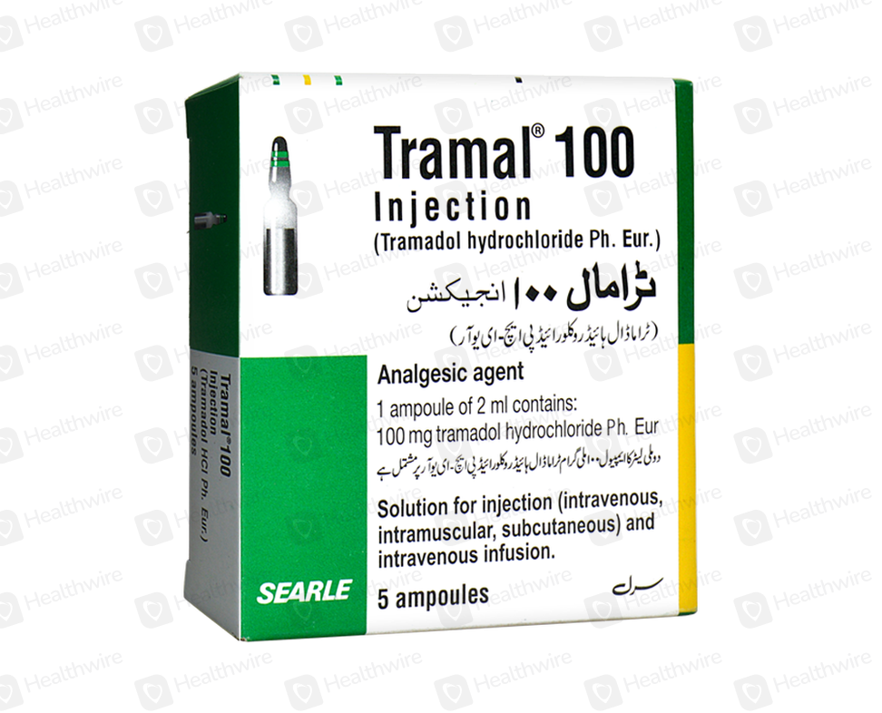 Tramal (100Mg) 2Ml 5 Ampoule Injections