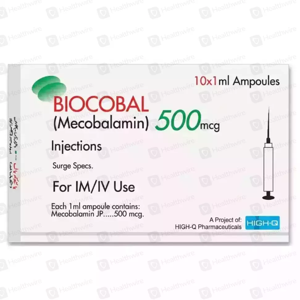 Biocobal (500Mcg) 1Ml 10 Ampoule Injections