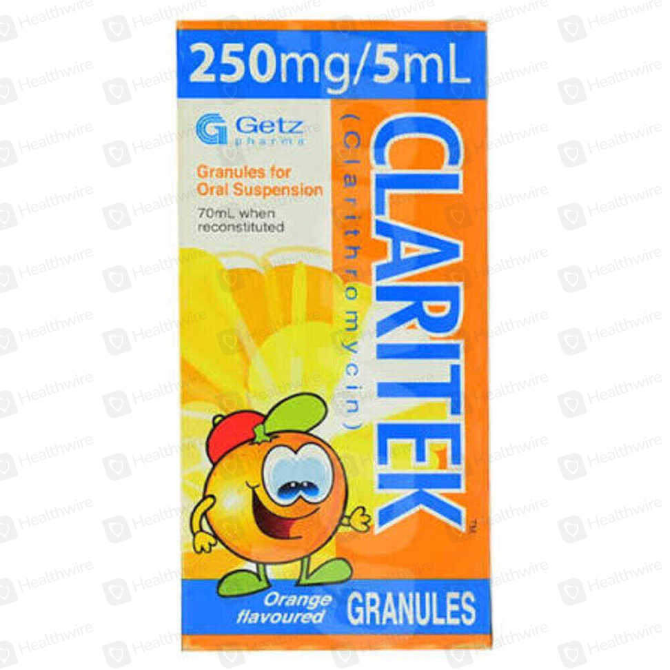 Claritek (250Mg/5Ml) 50Ml Suspension