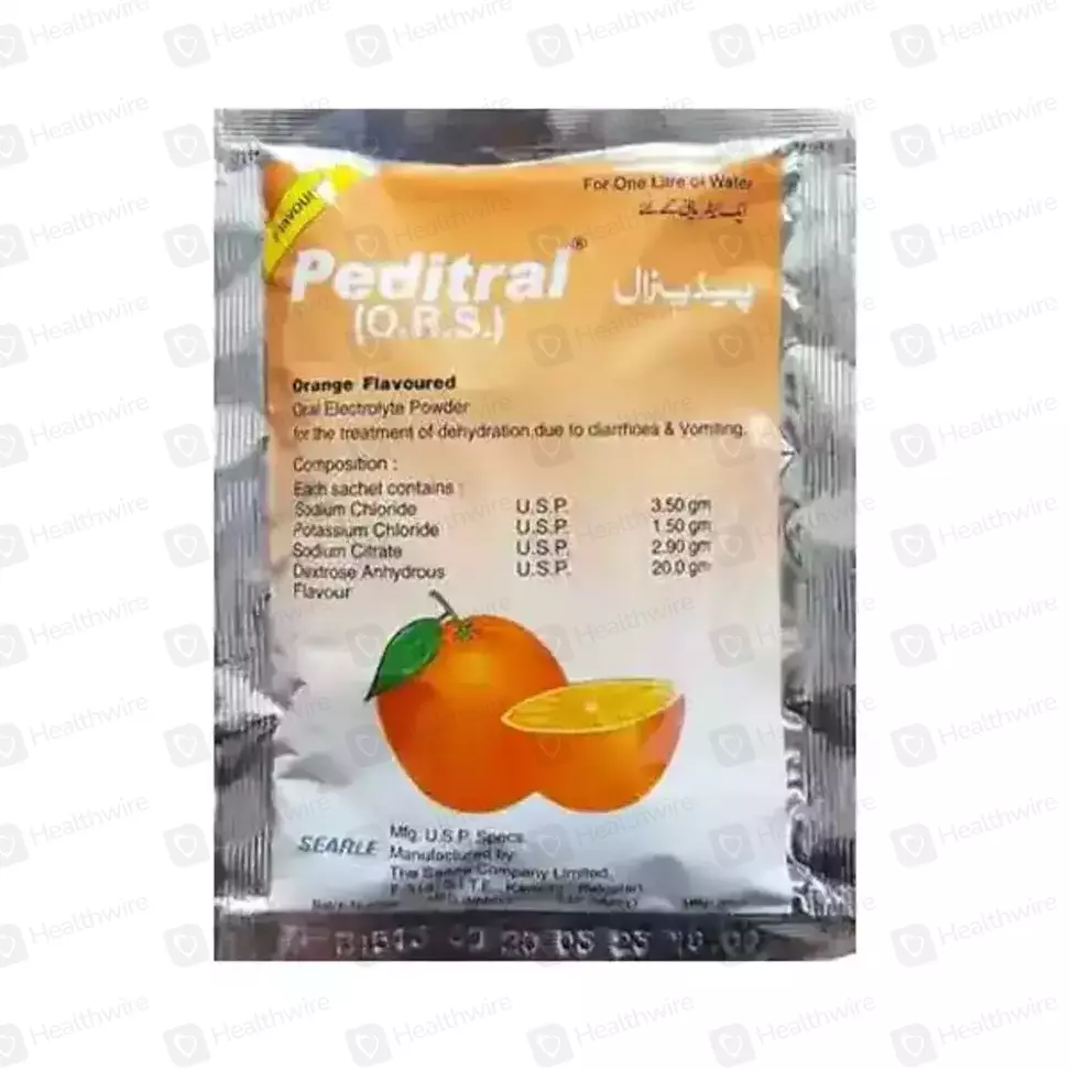 Peditral-R (Orange Flavor, Low Osmolar) Powder