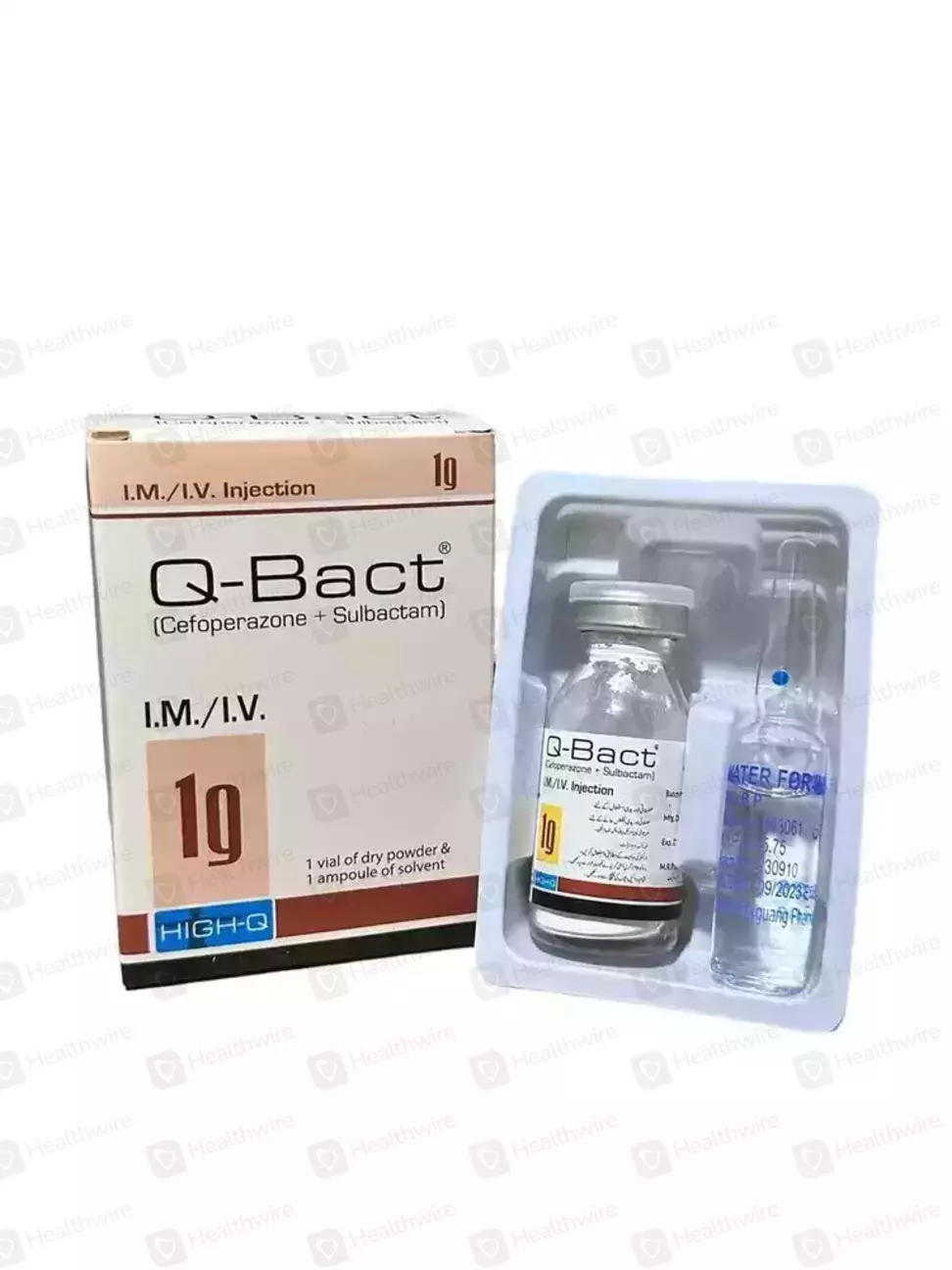 Q Bact (1G) 1 Vial Injection