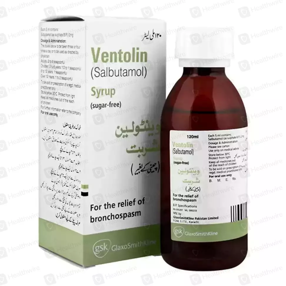 Ventolin (2Mg) 120Ml Syrup