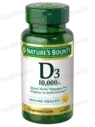 Nature'S Bounty D3 (250Mcg/10000Iu) 72 Softgels