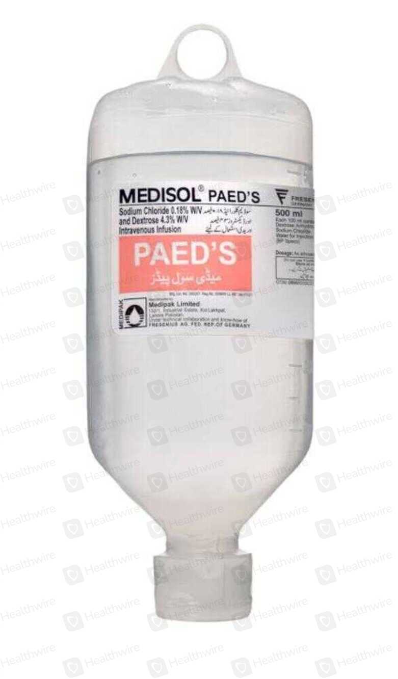 Medisol Paeds 1/5 Sol 500Ml 1S