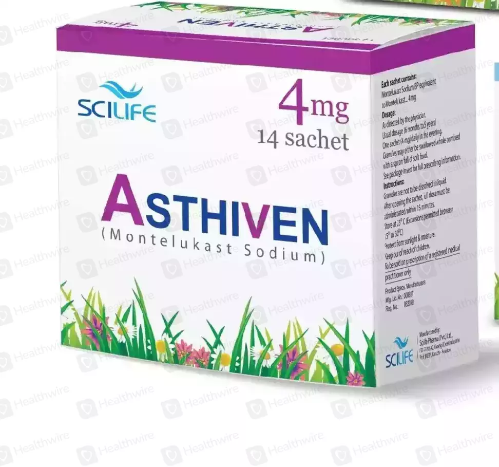 Asthiven (4Mg) 14 Sachets