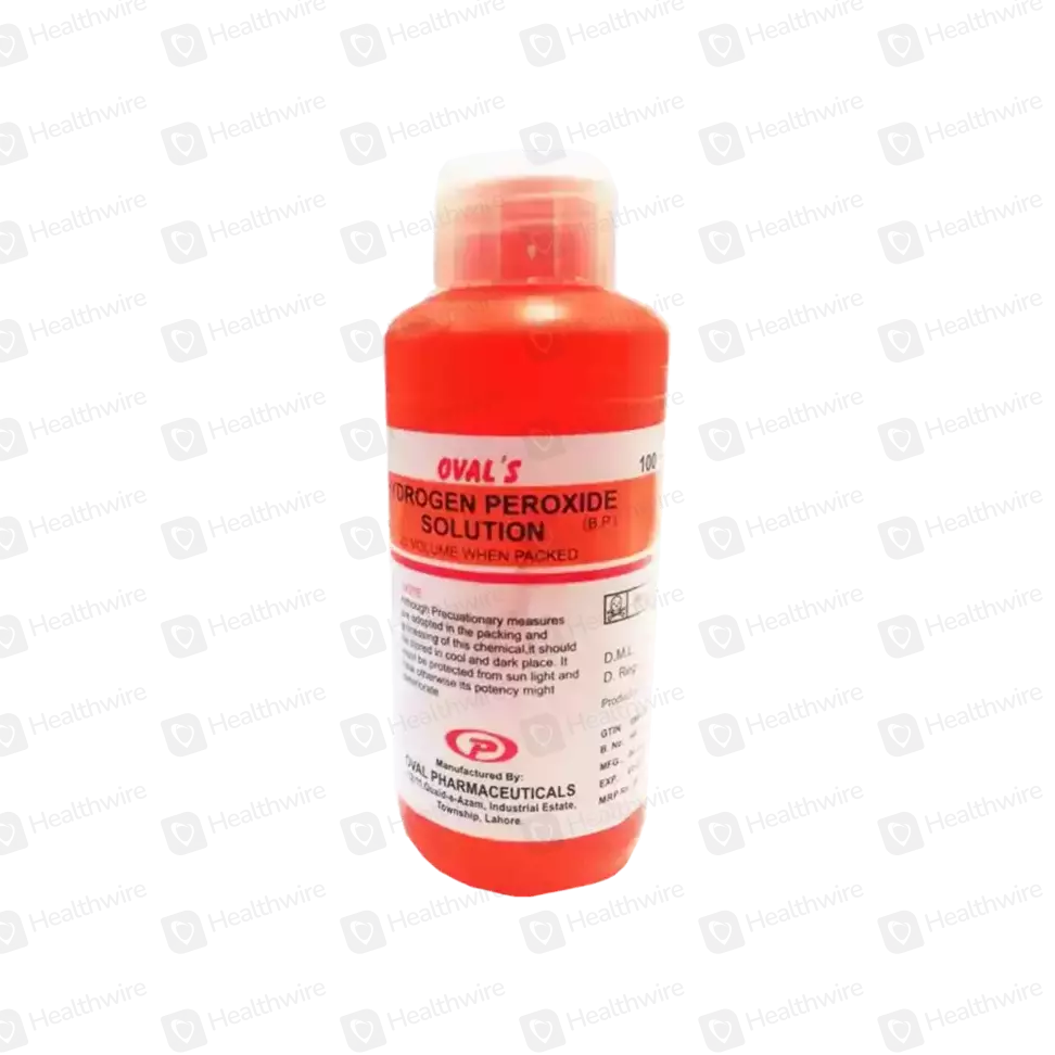Oval (100Ml) Hydrogen Peroxide