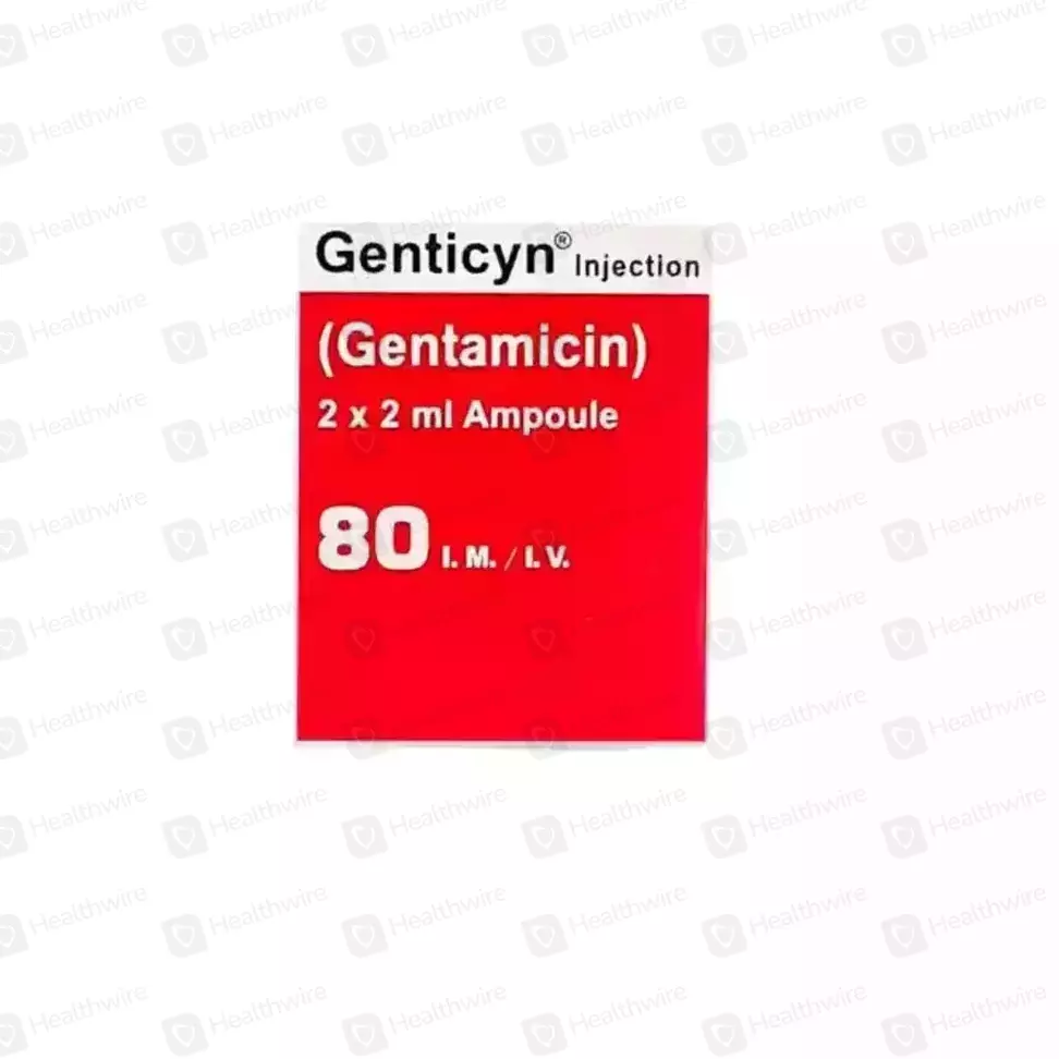 Gentic (80Mg) 2Ml, 5 Ampoule Injections