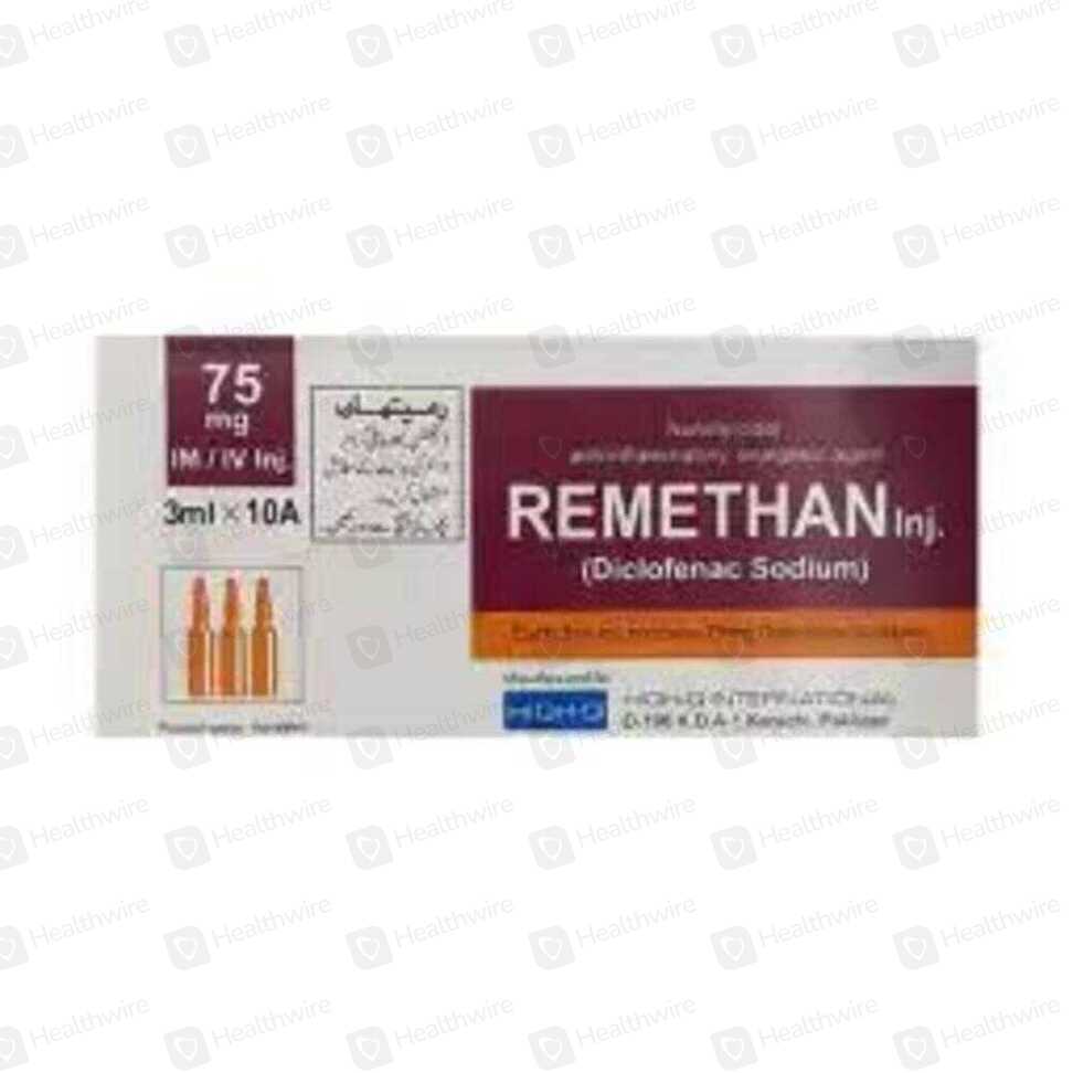 Remethan (75Mg) 3Ml, 10 Ampoule Injections