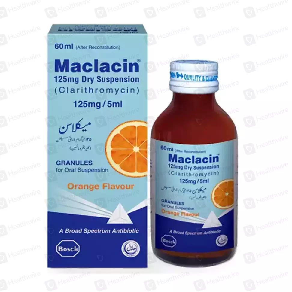 Maclacin (125Mg/5Ml) 60Ml Suspension