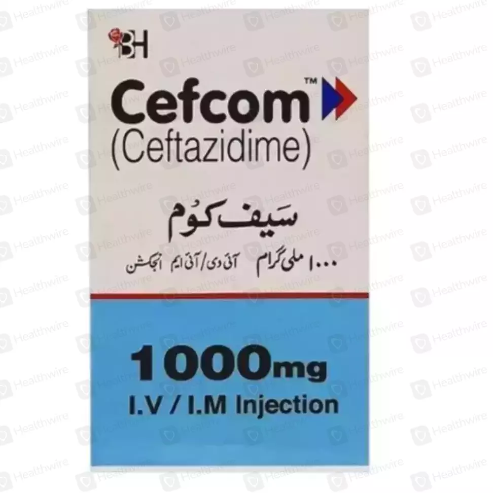 Cefcom (1000Mg) 1 Injection