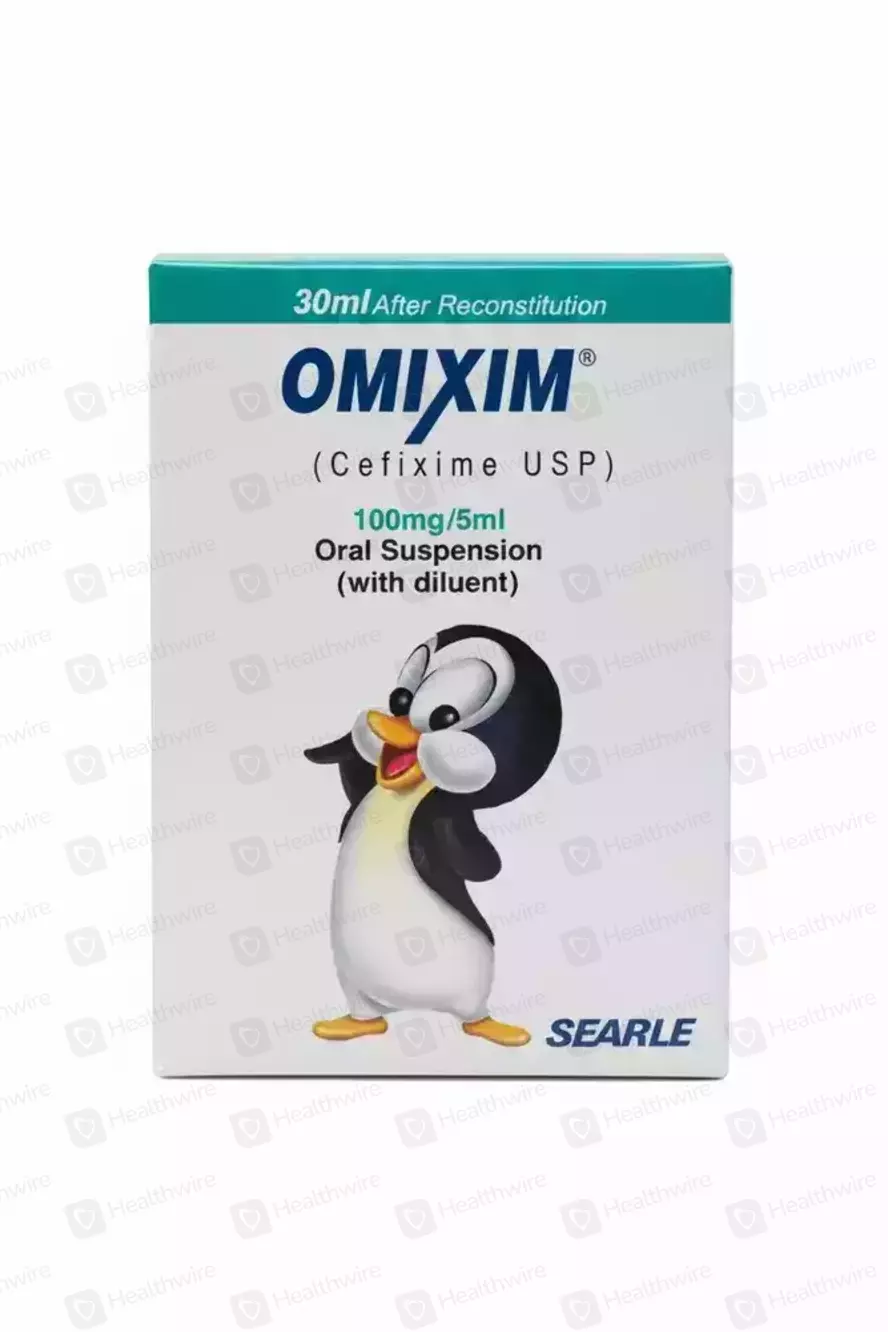 Omixim (100Mg/5Ml) 30Ml Suspension