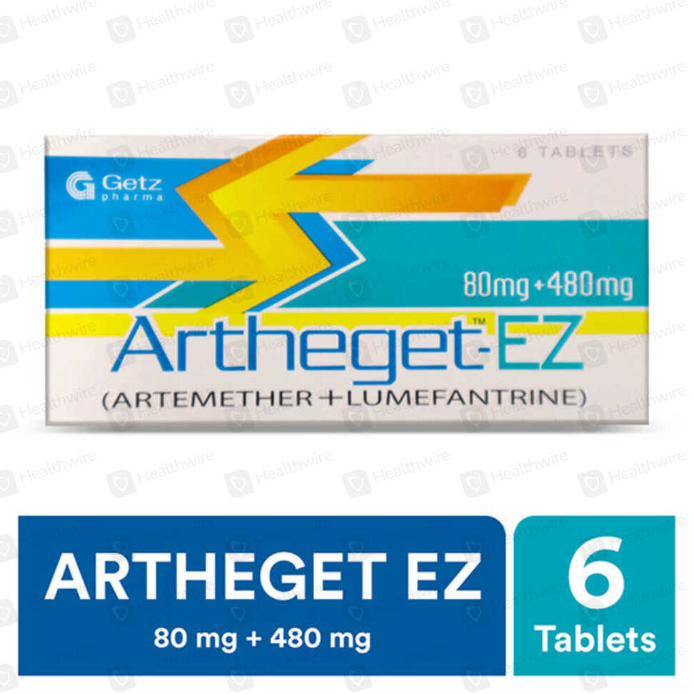 Artheget-Ez (80/480Mg) 6 Tablets