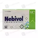 Nebilol (2.5Mg) 14 Tablets