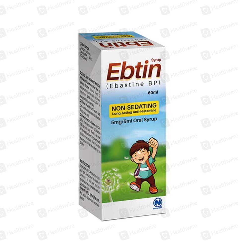 Ebtin (5mg/5ml) 60ml Syrup