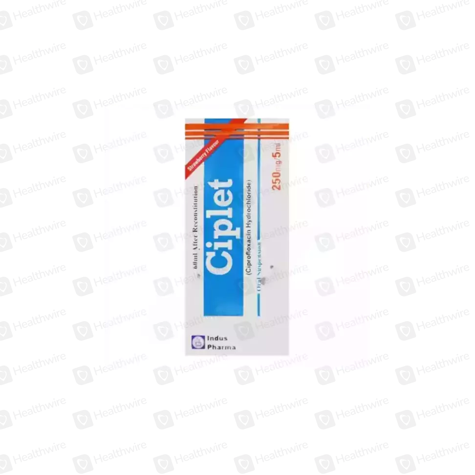 Ciplet (250Mg/5Ml) 60Ml Suspension