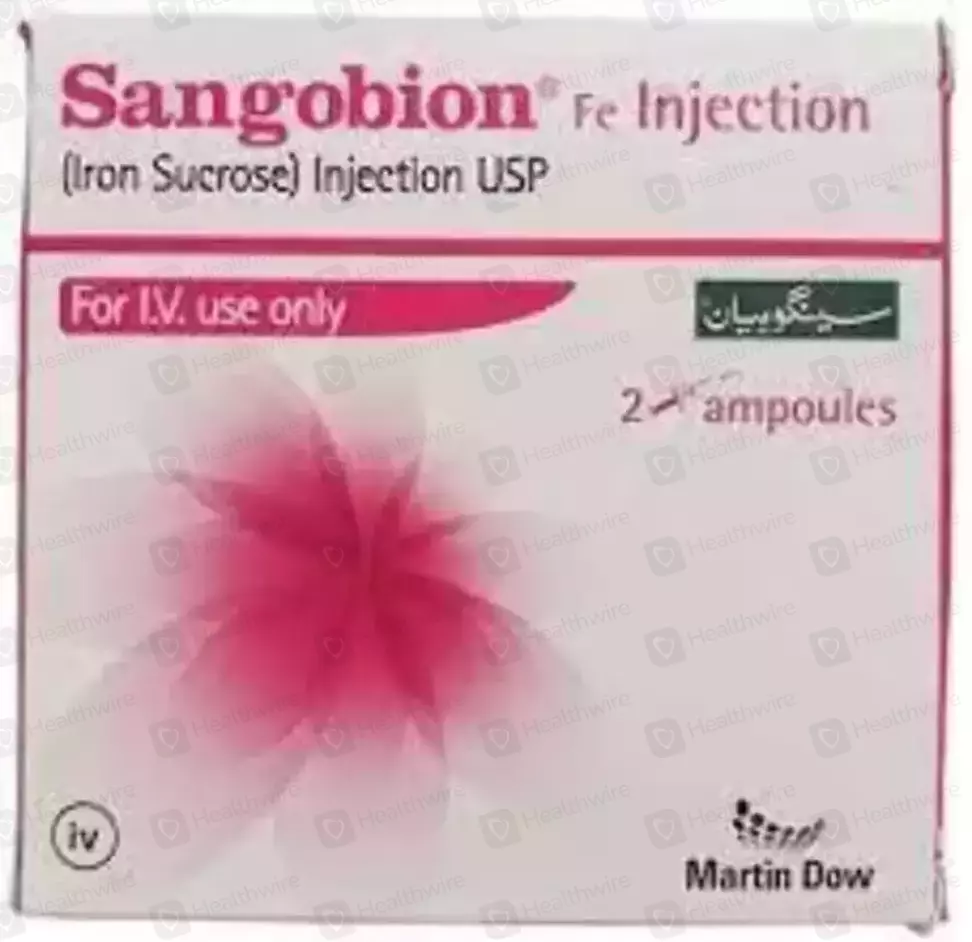 Sangobion (100Mg) 5Ml, 2 Ampoule Injections