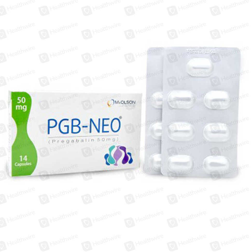 Pgb-Neo (50Mg) 14 Capsules