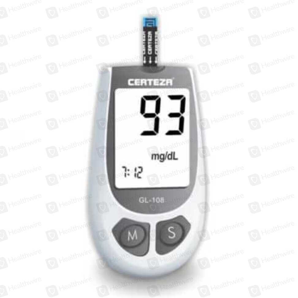 Certeza Gl 108 (Blood Glucose) 50 Test Strips