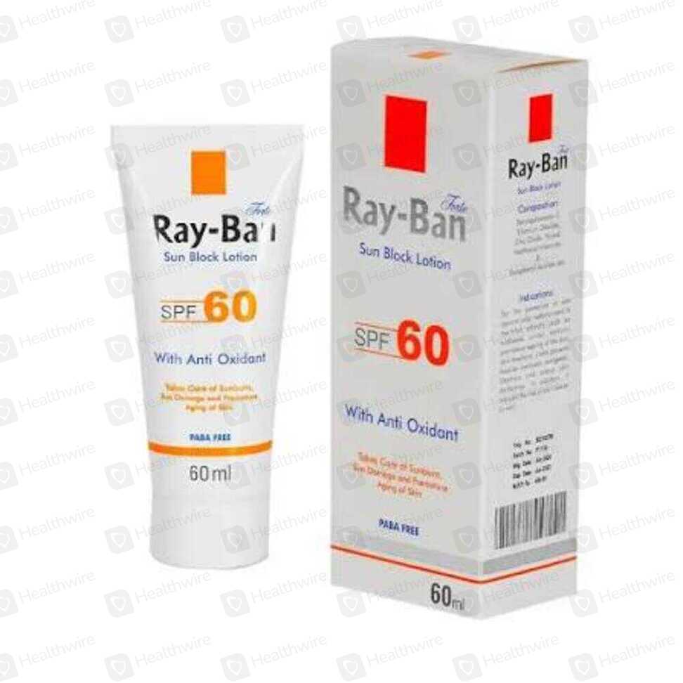 Ray Ban Fort (Spf-60) Sunblock Lotion 60Ml