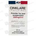 Cinklare (200Mg/5Ml) 30Ml Suspension